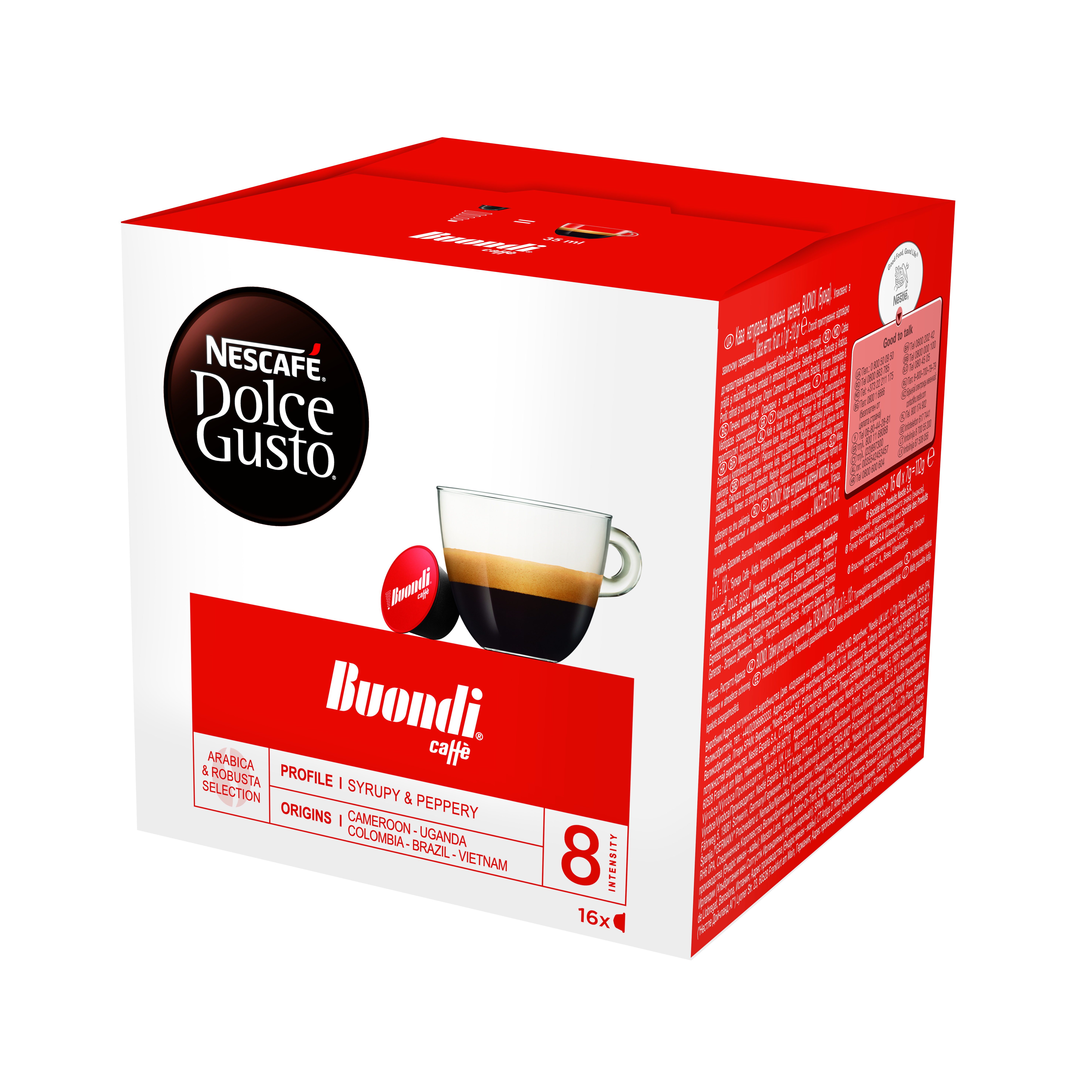NESCAFÉ® Dolce Gusto® Espresso Buondi kava 112g (16 kapsula)