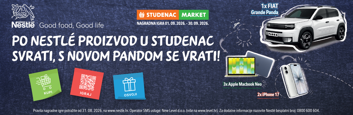 PO NESTLÉ PROIZVOD U STUDENAC SVRATI, S NOVOM PANDOM SE VRATI 