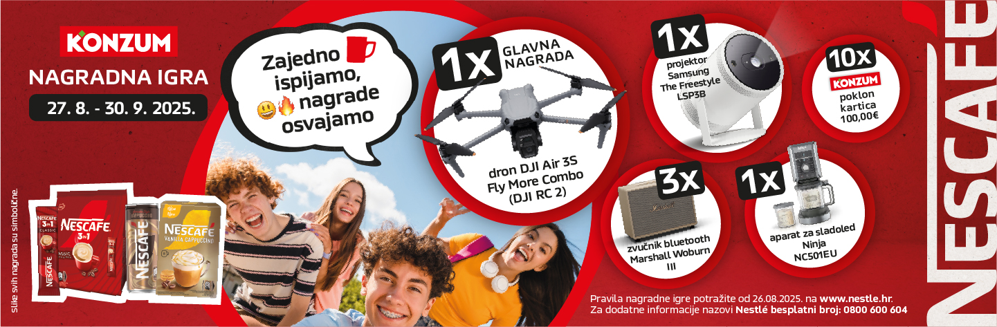 Nagradna igra "Zajedno kavu ispijamo, super nagrade osvajamo!"