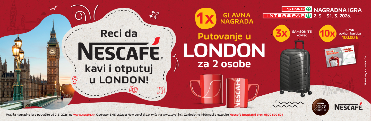 Reci da NESCAFÉ kavi i otputuj u LONDON
