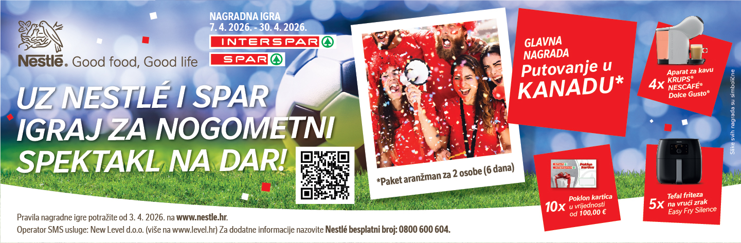Uz Nestlé i Spar igraj za nogometni spektakl na dar!