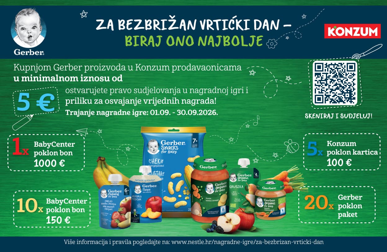 PRAVILA NAGRADNE IGRE "Za bezbrižan vrtićki dan - biraj ono najbolje"