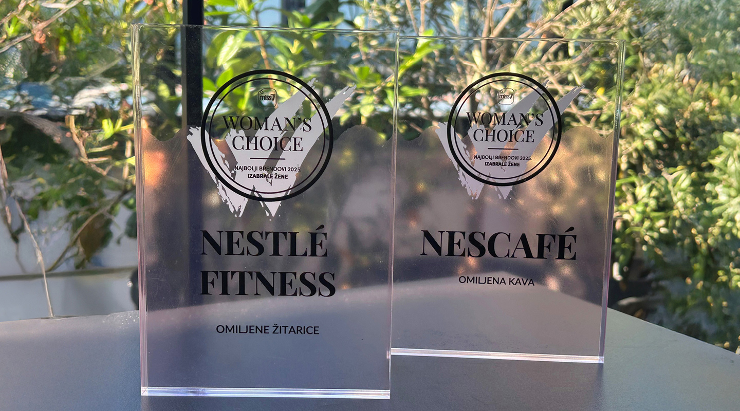 Woman’s Choice Awards - Kompanija Nestlé osvojila je dvostruko priznanje potrošačica
