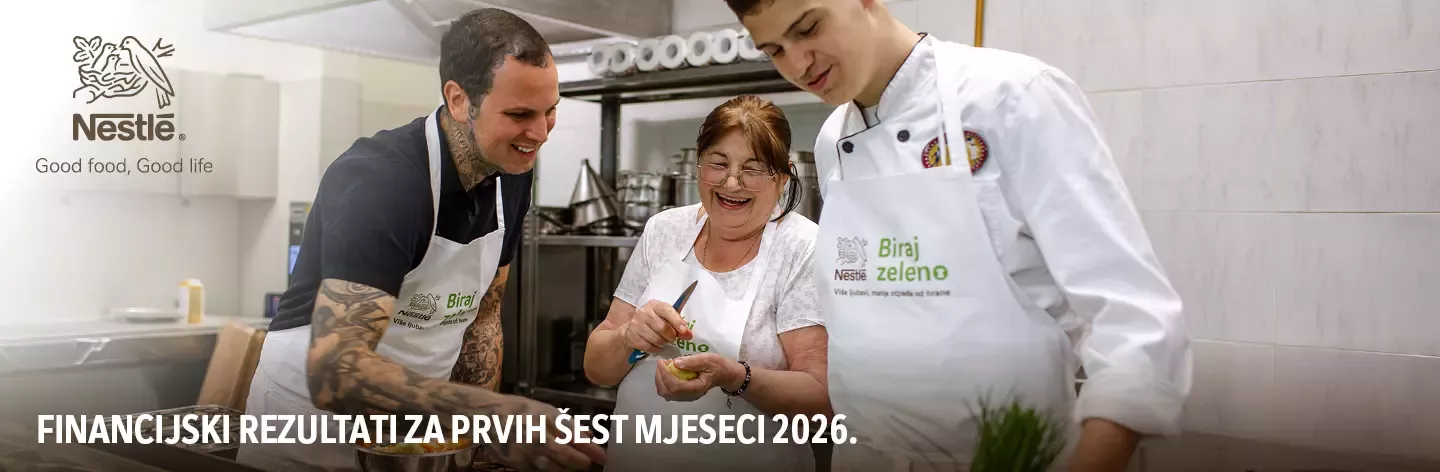 Nestlé objavio rezultate za prvih šest mjeseci 2026.: realizacija strategije pokreće RIG