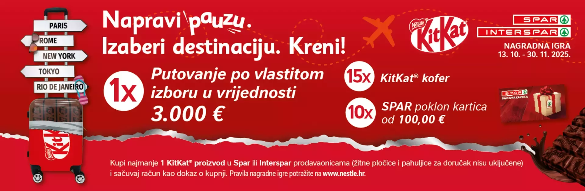 Napravi pauzu. Izaberi destinaciju. Kreni!