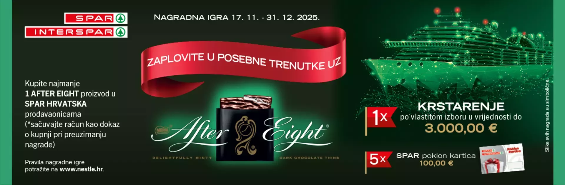 Nagradna igra "Zaplovite u posebne trenutke uz After Eight"