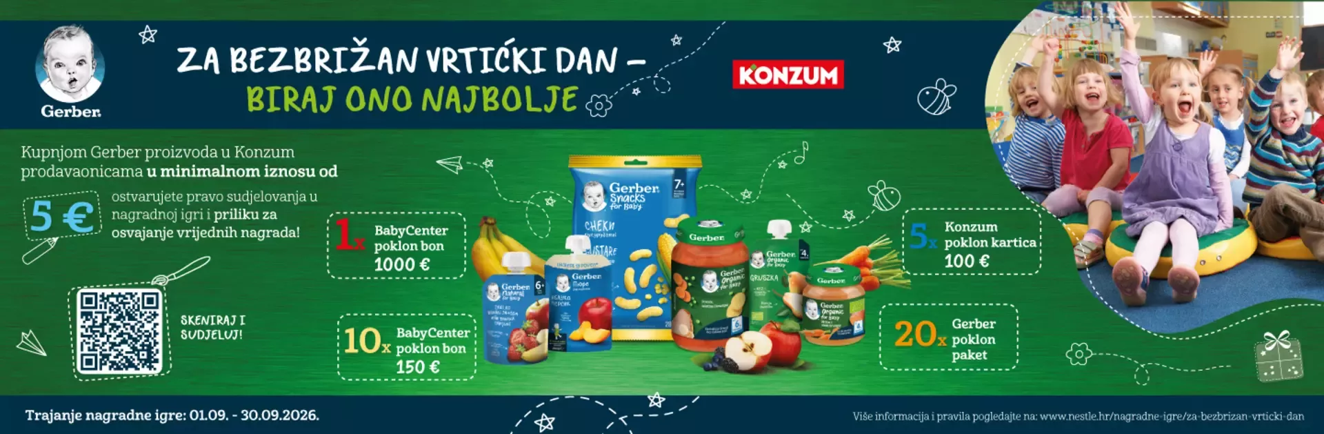 PRAVILA NAGRADNE IGRE "Za bezbrižan vrtićki dan - biraj ono najbolje"