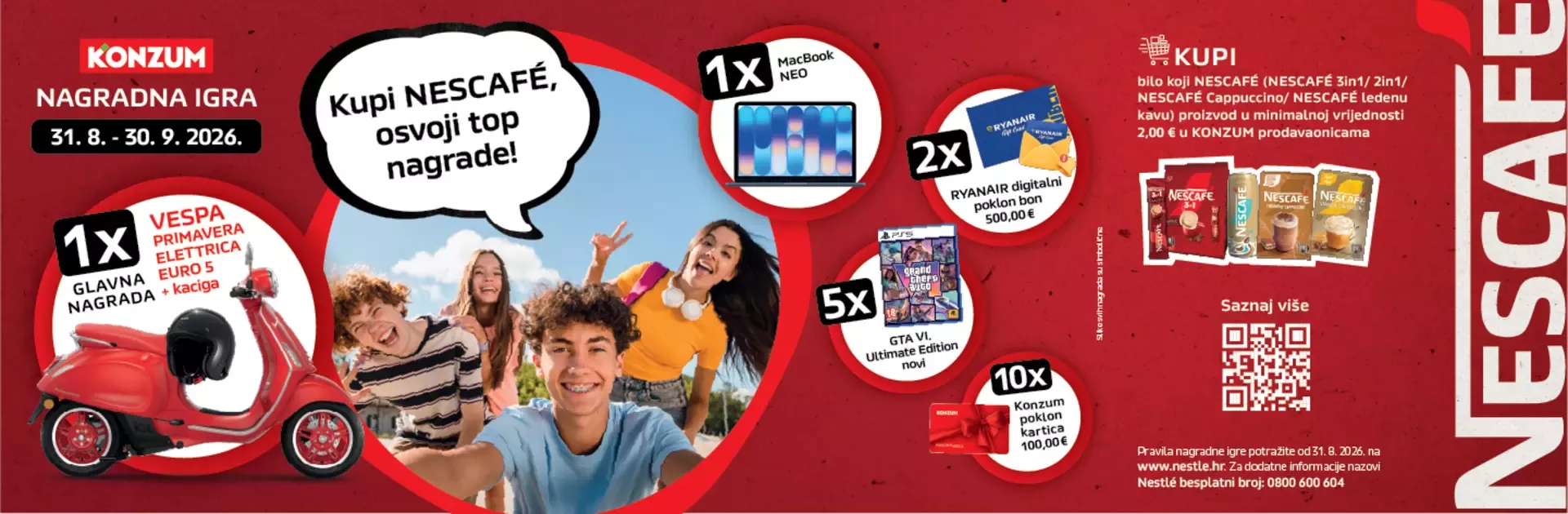 PRAVILA NAGRADNE IGRE "KUPI NESCAFÉ, OSVOJI TOP NAGRADE"