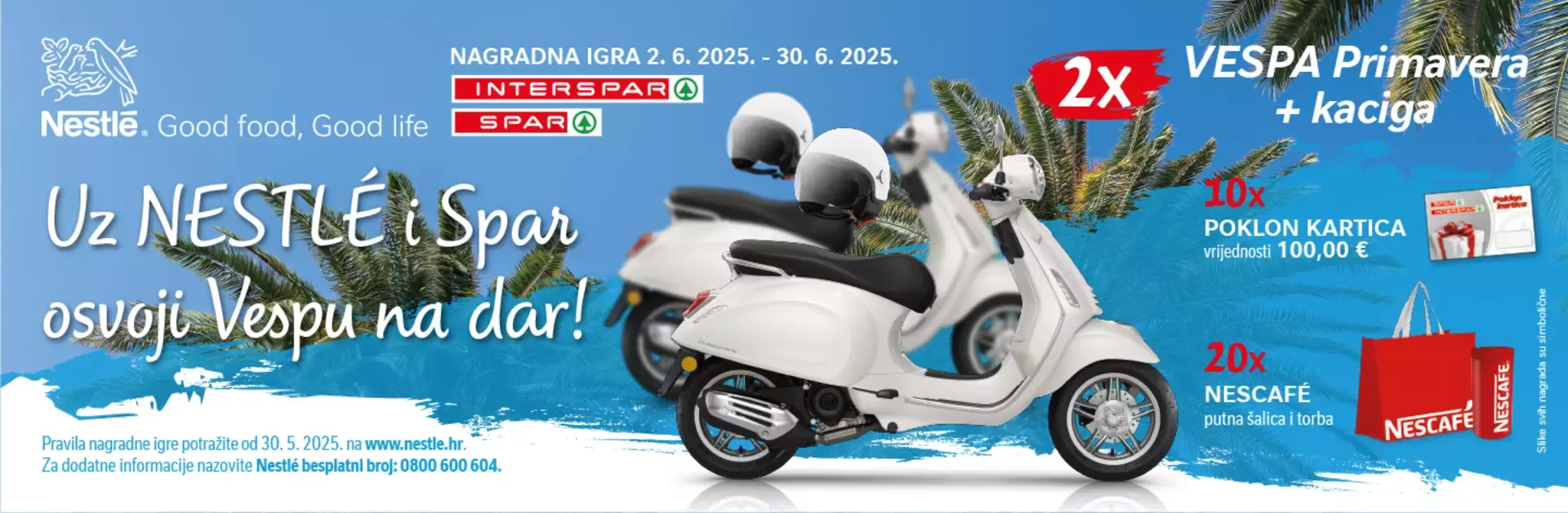 Uz Nestlé i Spar osvoji Vespu na dar!