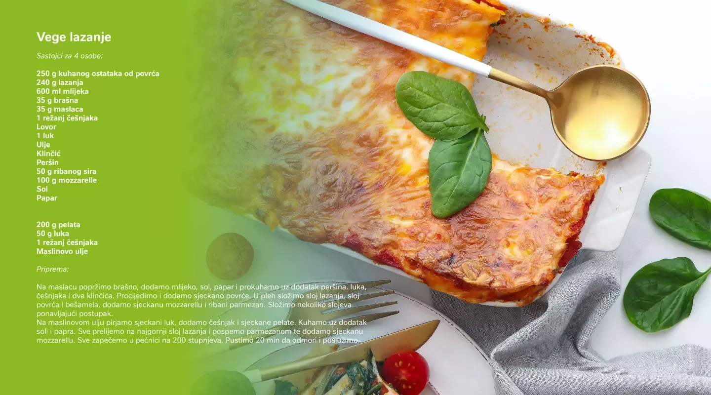 Recept za Vege lazanje