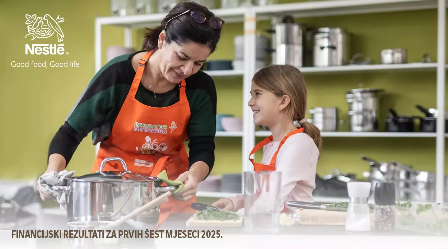 Nestlé ostvario organski rast od 2,9 % u prvih šest mjeseci 2025. godine