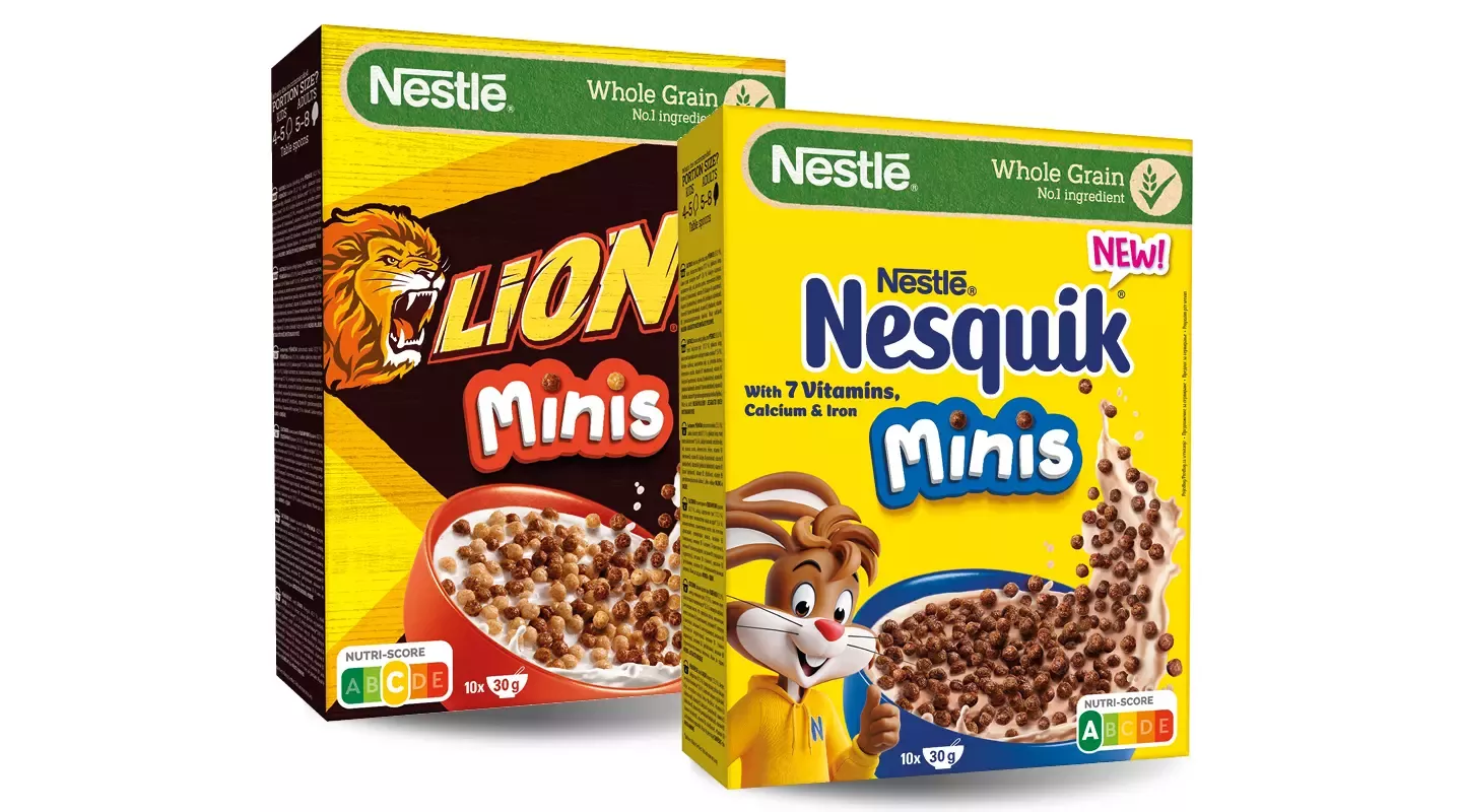 Nestlé predstavio mini verzije omiljenih pahuljica Nesquik® i Lion®