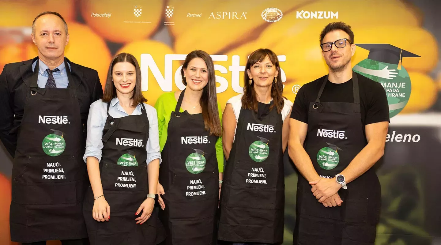 Kroz besplatne radionice, Nestlé u Hrvatskoj ulaže u edukaciju građana na temu otpada od hrane