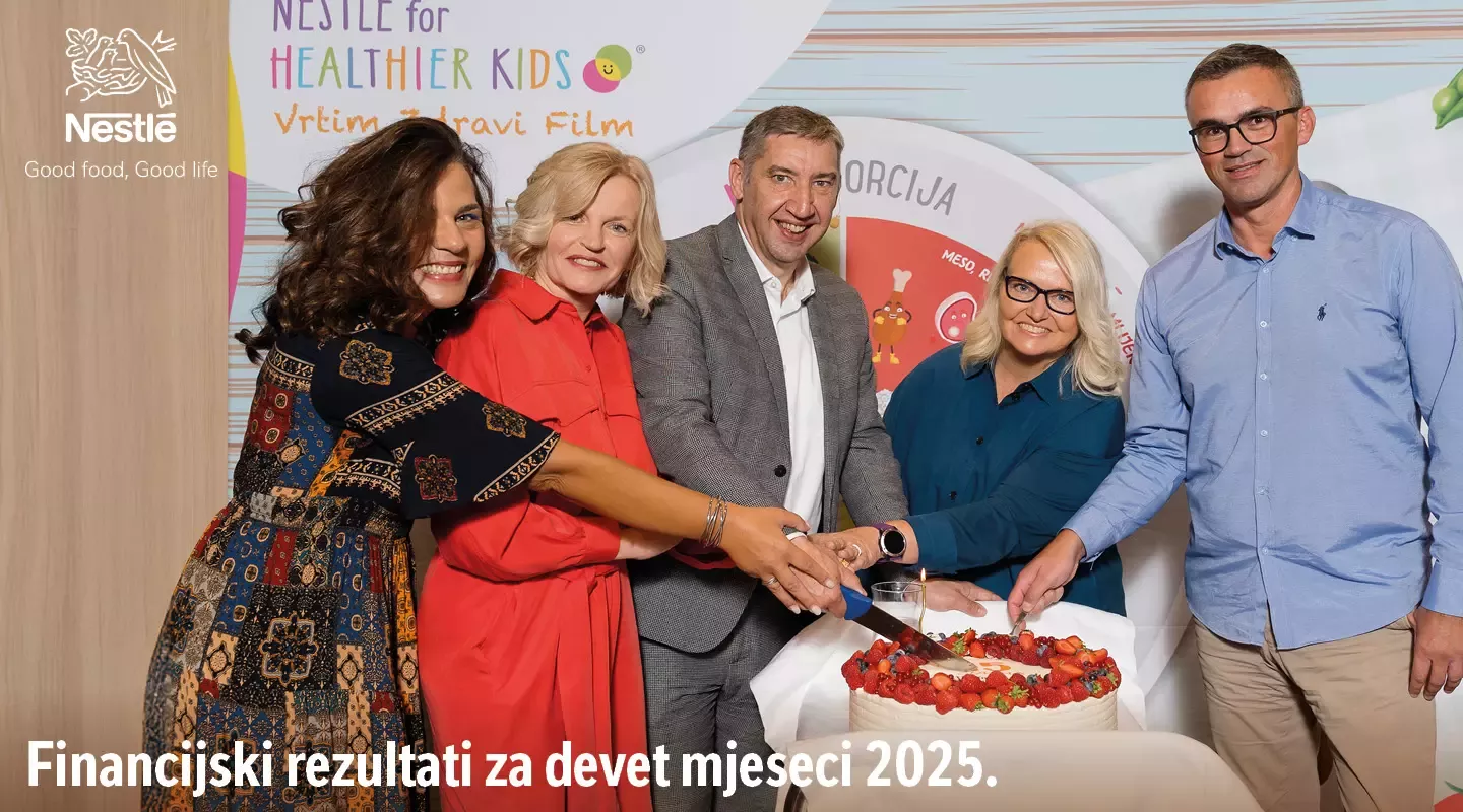 Nestlé objavio financijske rezultate za prvih devet mjeseci: Pozitivni trendovi i fokus na poticanje rasta