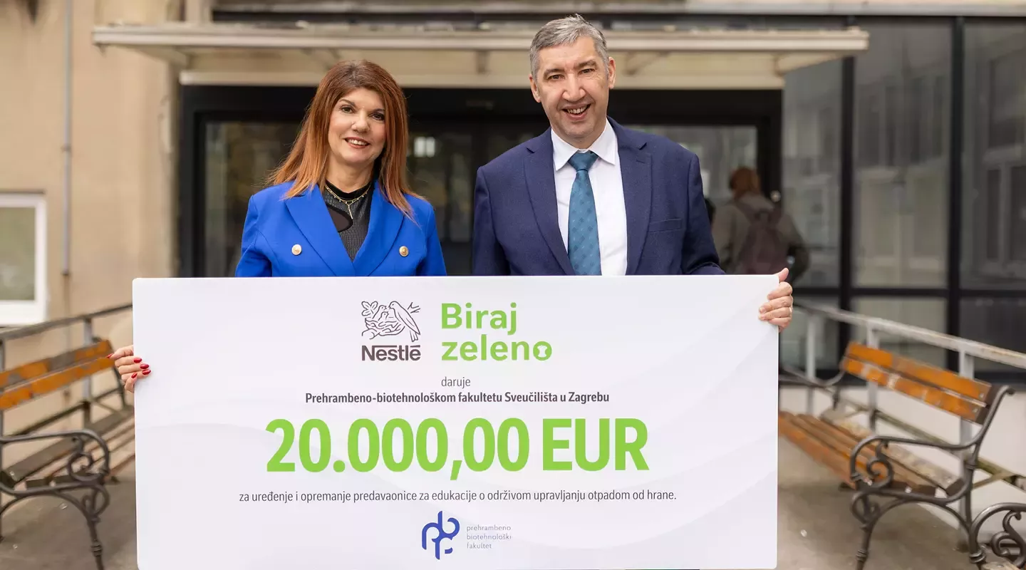 Nestlé i Prehrambeno-biotehnološki fakultet udružuju snage u borbi protiv otpada od hrane