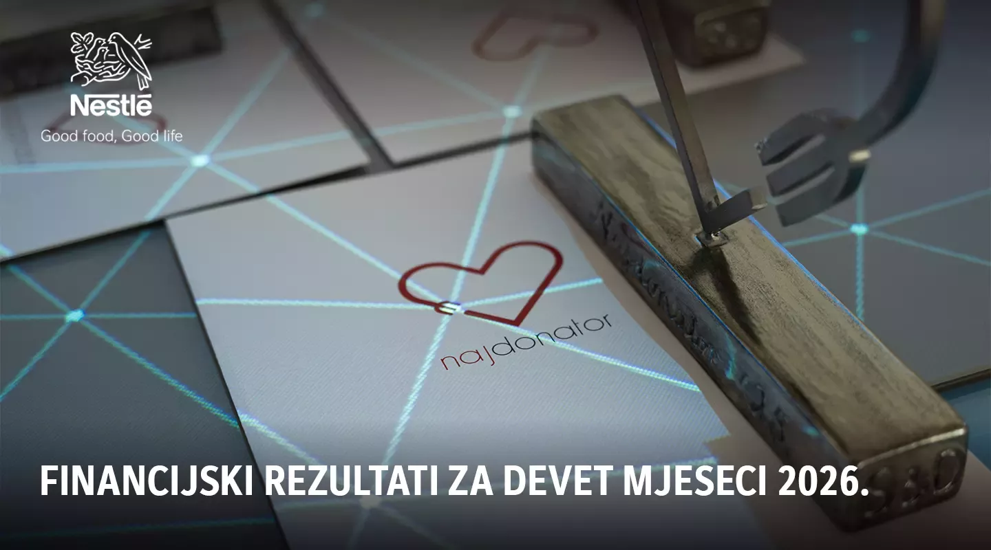 Nestlé objavio rezultate za devet mjeseci 2026.