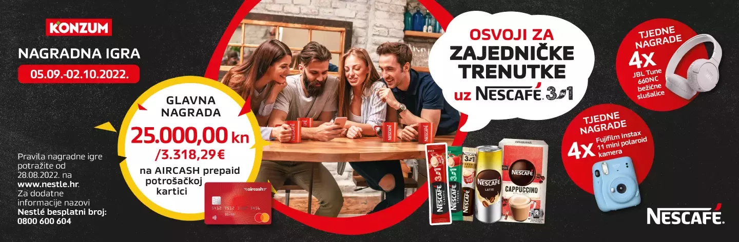 nescafe konzum nagradna igra