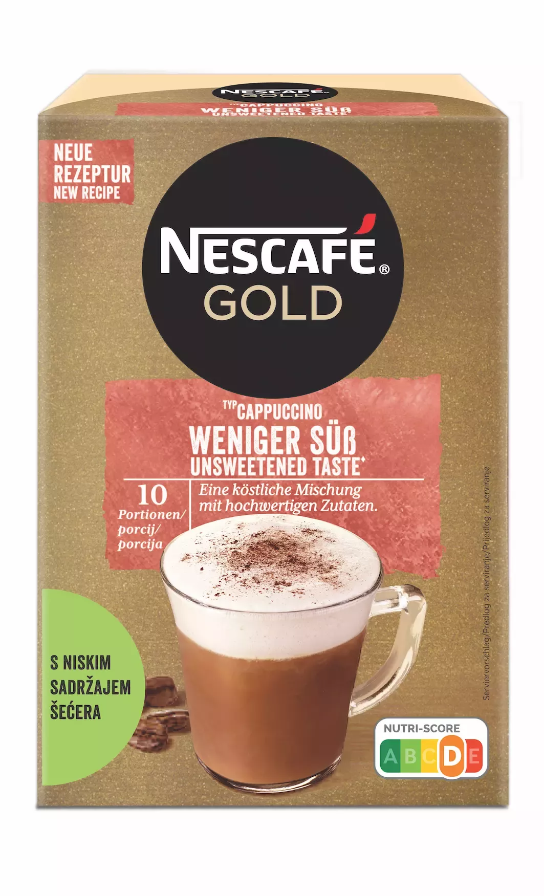 nescafe gold cappucino unsweet