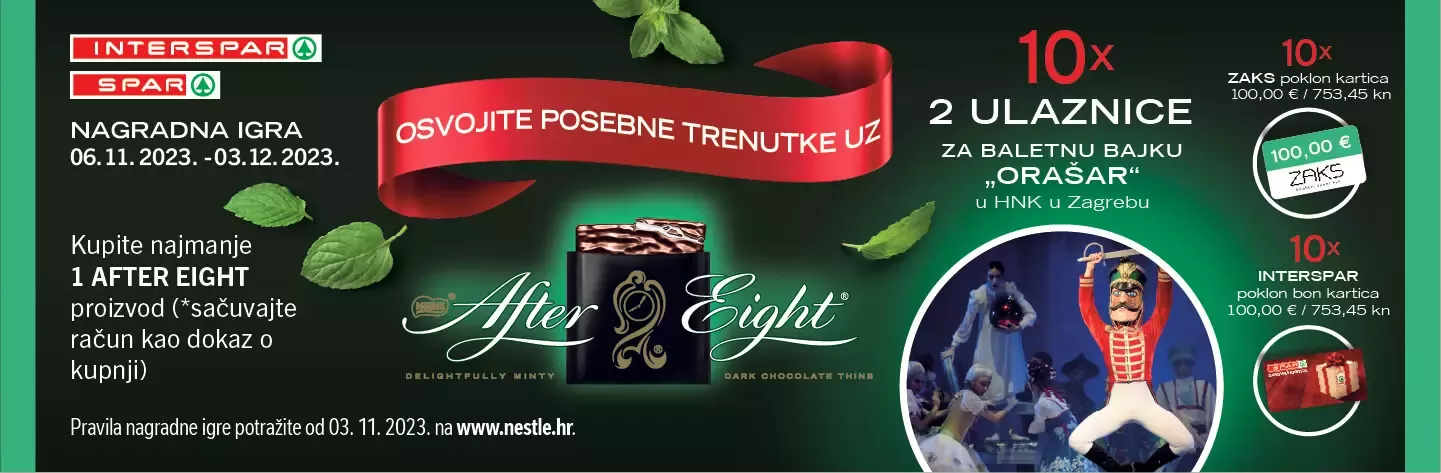Informacije o nagradnoj igri „Osvojite posebne trenutke uz After Eight"