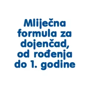 Logo Mliječna formula za dojenčad, od rođenja do 1. godine